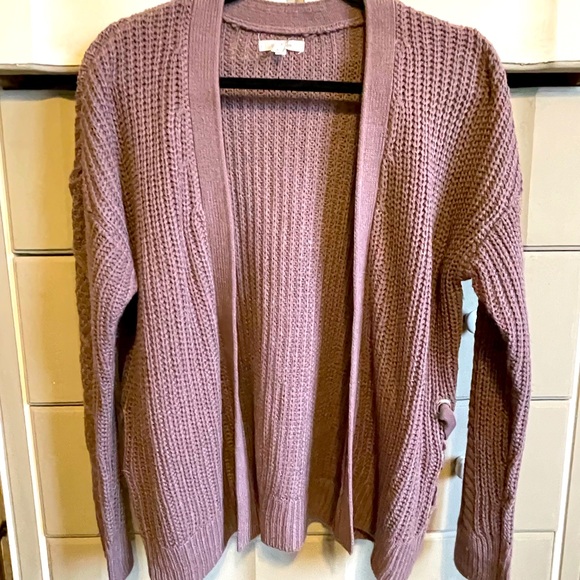 Purple cardigan. Like new! - Picture 2 of 4